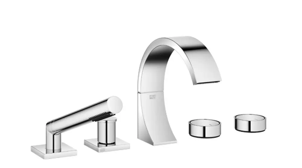 Dornbracht-CYO-Wannen-Fünflochbatterie-Ausladung 167mm-Dark Chrome, 27523811-19 Galeriebild 1